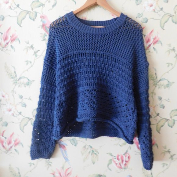 💗Country Blue Sweater Knit💗 - Picture 2 of 8